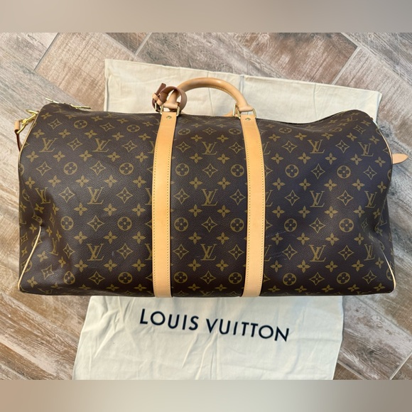 LOUIS VUITTON Keepall Bandouliere 55 in Monogram - Picture 5 of 15